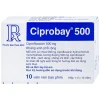 Thuốc Ciprobay 500mg Bayer điều trị nhiễm trùng hiệu quả (1 vỉ x 10 viên)
