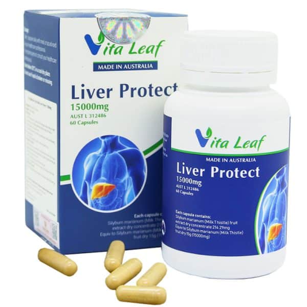 Liver Protect 15000mg – Viên uống giải độc gan an toàn, giảm men gan, tăng cường sức khỏe
