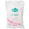 Niva YB2 - Bông viên y tế nhét tai cho mẹ sau sinh, tẩy trang, vệ sinh cá nhân (100 viên)