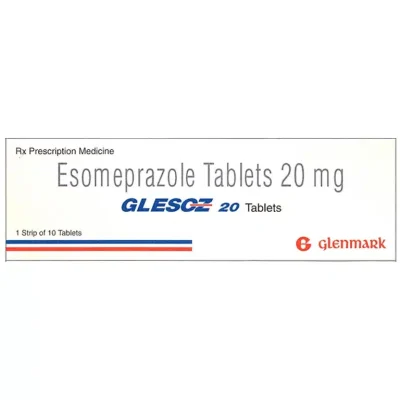 Glesoz 20 Glenmark- Điều trị trào ngược dạ dày-thực quản (1 vỉ x 10 viên)