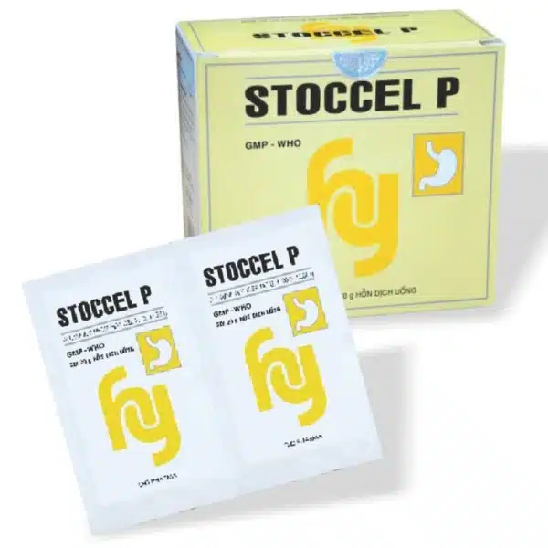 Stoccel P DHG – Điều trị viêm dạ dày cấp và mãn tính, hỗ trợ làm lành vết loét dạ dày (24 gói x 20g)