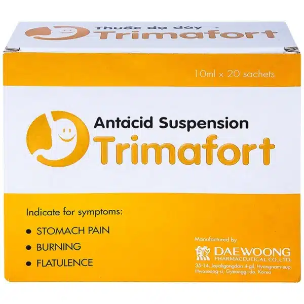 Trimafort Daewoong- Điều trị ợ nóng, đầy hơi, đau dạ dày (20 gói x 10ml)