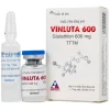 Vinluta 600 Vinphaco - Thuốc tiêm giảm độc tính của xạ trị và hóa chất điều trị ung thư (1 lọ bột + 1 ống nước cất tiêm 10ml)