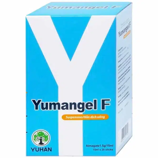 Yumangel F Yuhan - Điều trị loét dạ dày - tá tràng, ợ nóng, ợ chua (20 gói x 15ml)