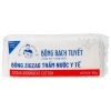 Bông Zigzag thấm nước y tế Bạch Tuyết - Dùng trong y tế và chăm sóc cá nhân (100g)