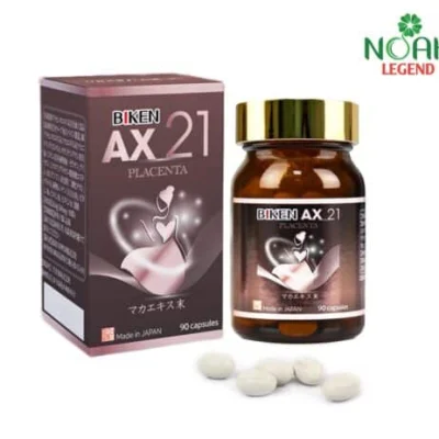 BIKEN AX 21 Nhật Bản - Viên uống bổ sung nội tiết tố nữ (Hộp 90 viên)