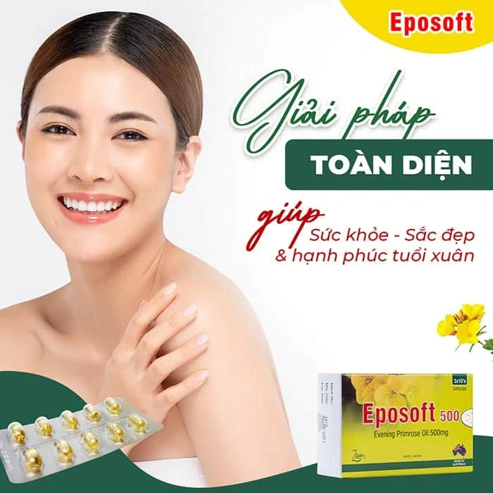 Eposoft 500 Úc - Viên uống cân bằng nội tiết tố, làm đẹp da (Hộp 30 viên) 5 Eposoft 500 Úc - Viên uống cân bằng nội tiết tố, làm đẹp da (Hộp 30 viên) - Ảnh 5